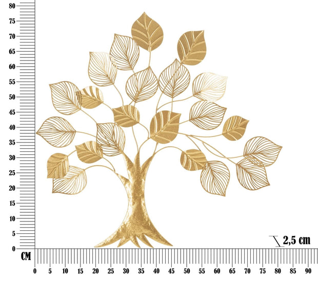 Pannello In Ferro Albero Goldy cm 81x2,5x78 (5)