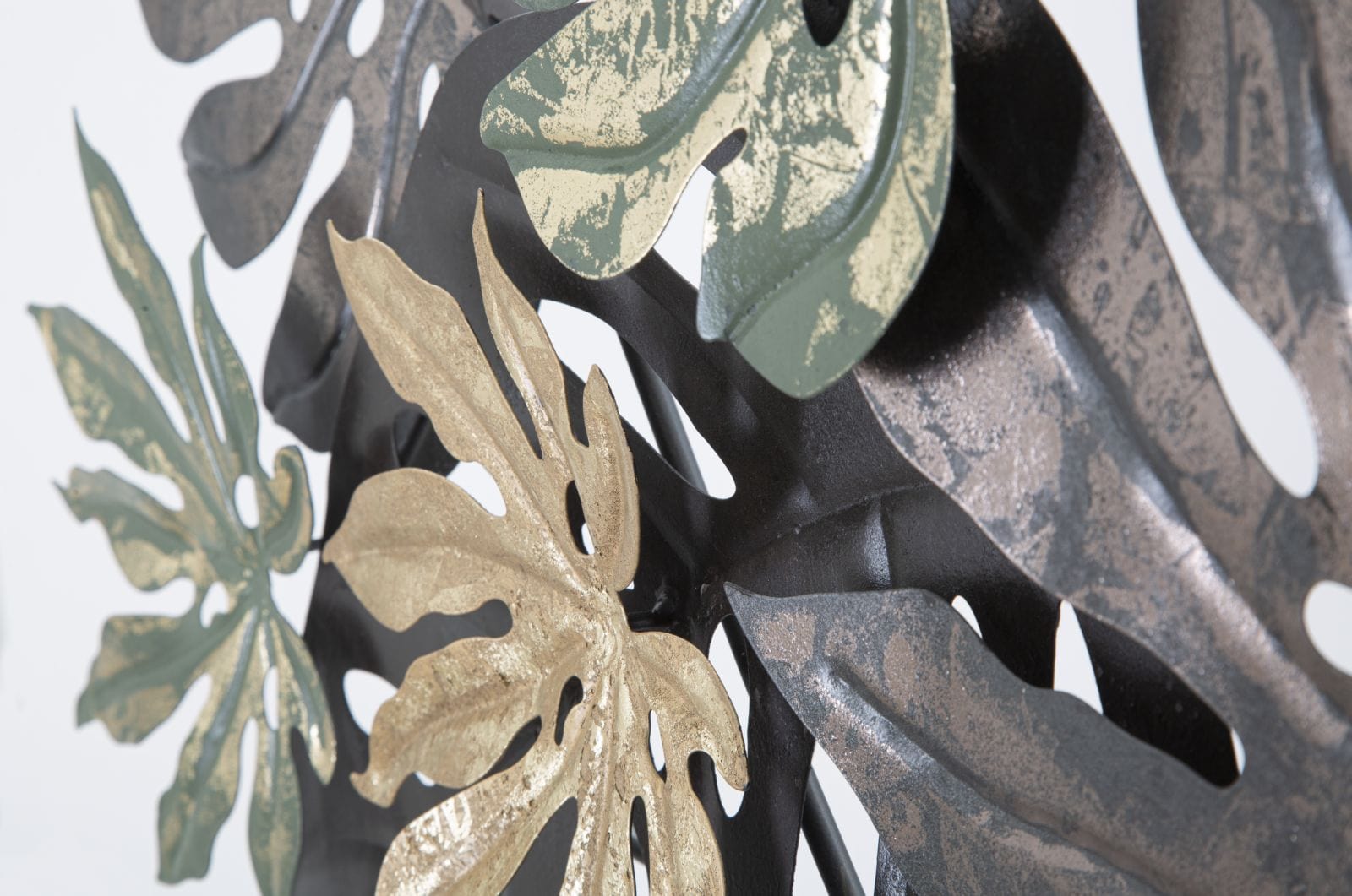 Pannello In Ferro Antique Leaf cm 133x10x67 (3)