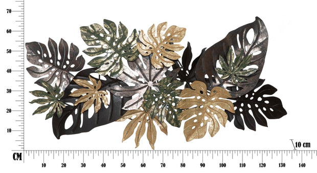 Pannello In Ferro Antique Leaf cm 133x10x67 (5)