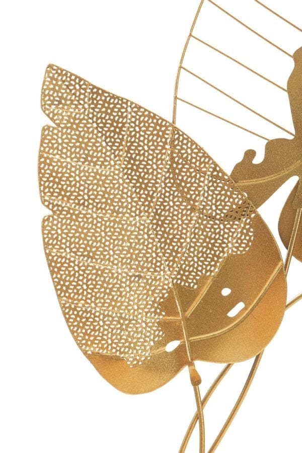 Pannello In Ferro Autumn Leaf Gold cm 53x4x84,5 (2)