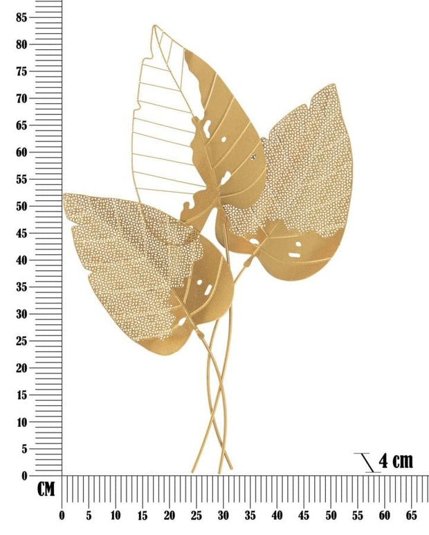 Pannello In Ferro Autumn Leaf Gold cm 53x4x84,5 (5)