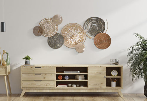Pannello In Ferro Boho cm 167,6x8,9x80,6 (1)