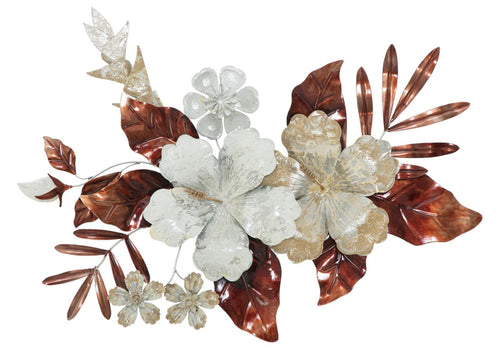 Pannello In Ferro Bouquet cm 83x8,5x55
