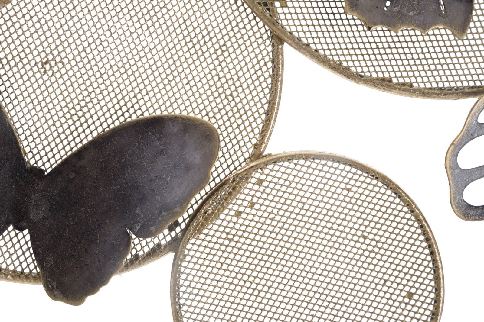 Pannello In Ferro Butterfly Dark cm 66x5x38 (2)