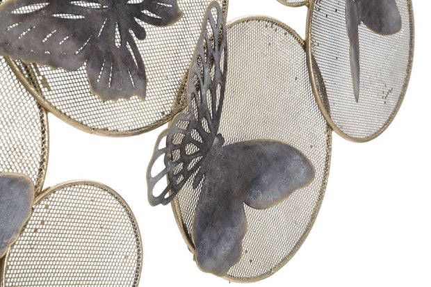 Pannello In Ferro Butterfly Dark cm 66x5x38 (3)
