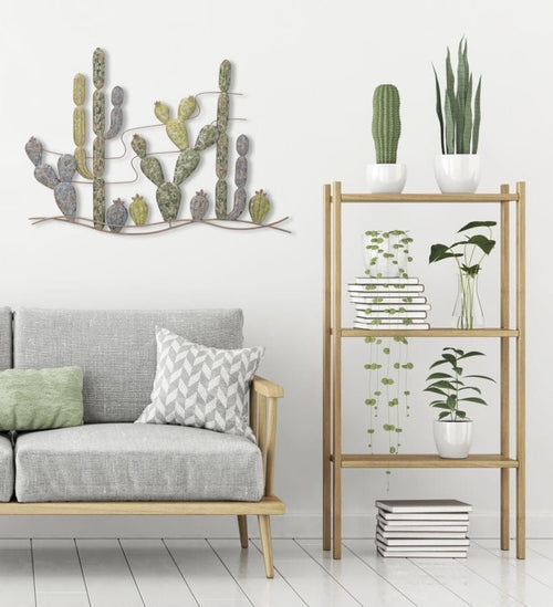 Pannello In Ferro Cactus -B- cm 90x2,5x64 (1)