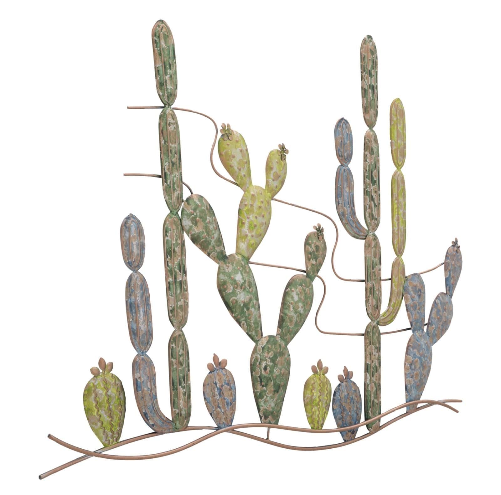 Pannello In Ferro Cactus -B- cm 90x2,5x64 (2)