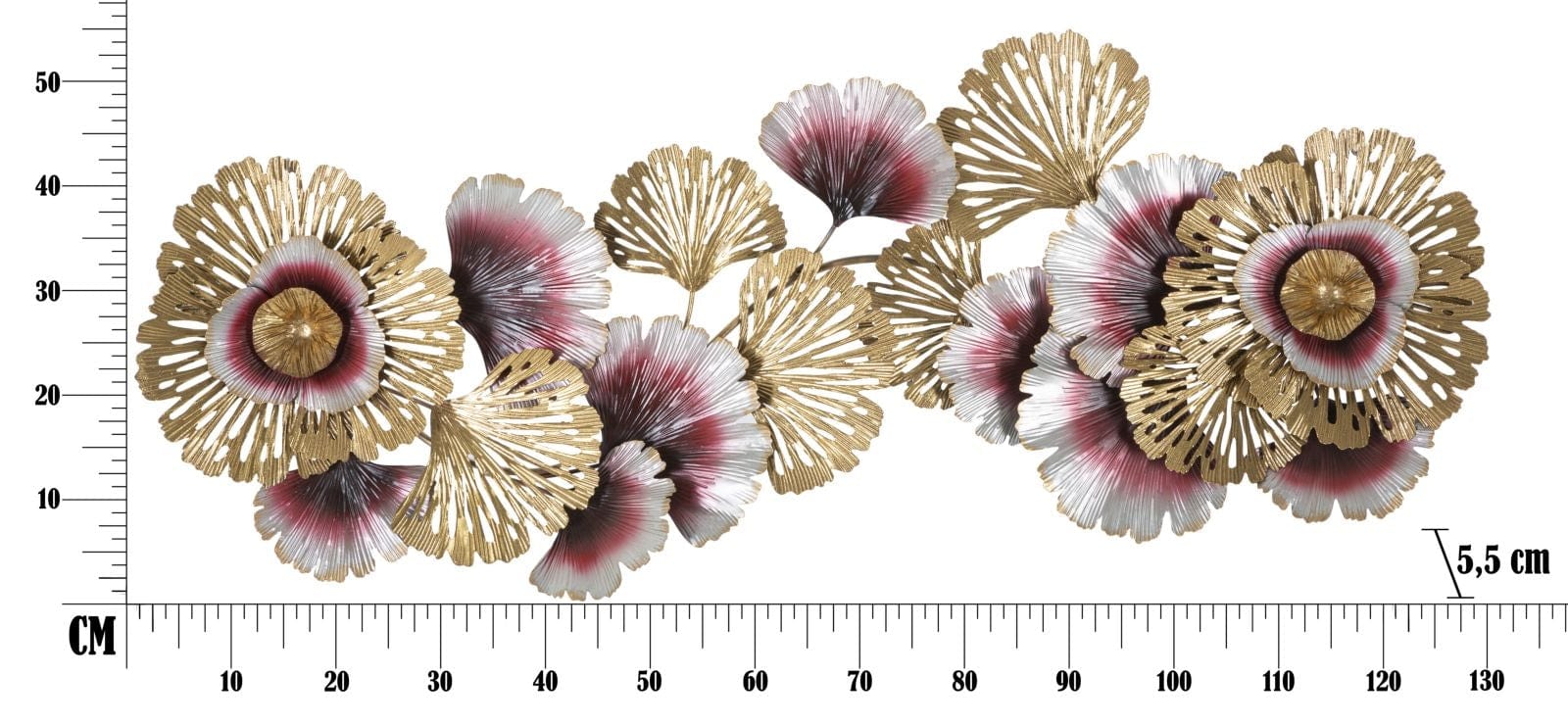 Pannello In Ferro Color -A- cm 130x5,5x54 (5)