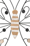 Pannello In Ferro E Legno Butterfly cm 39,5x1,5x33,5 (1)