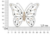 Pannello In Ferro E Legno Butterfly cm 39,5x1,5x33,5 (5)