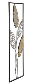 Pannello In Ferro E Legno Foglie -A- cm 30,5x1,90x91 (2)