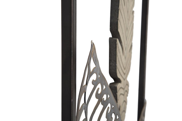 Pannello In Ferro E Legno Foglie -A- cm 30,5x1,90x91 (5)