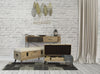 Pannello In Ferro E Legno Foglie -C- cm 75x2,5x87 (2)