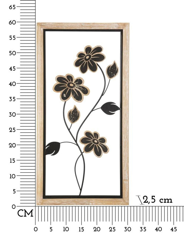 Pannello In Ferro E Legno Girish -A- cm 30x2,5x60 (5)