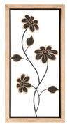Pannello In Ferro E Legno Girish -B- cm 30x2,5x60