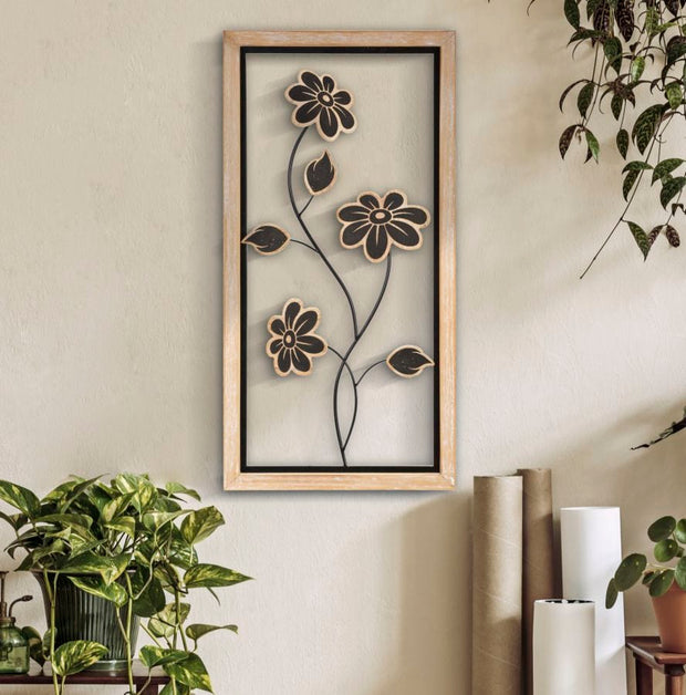 Pannello In Ferro E Legno Girish -B- cm 30x2,5x60 (4)