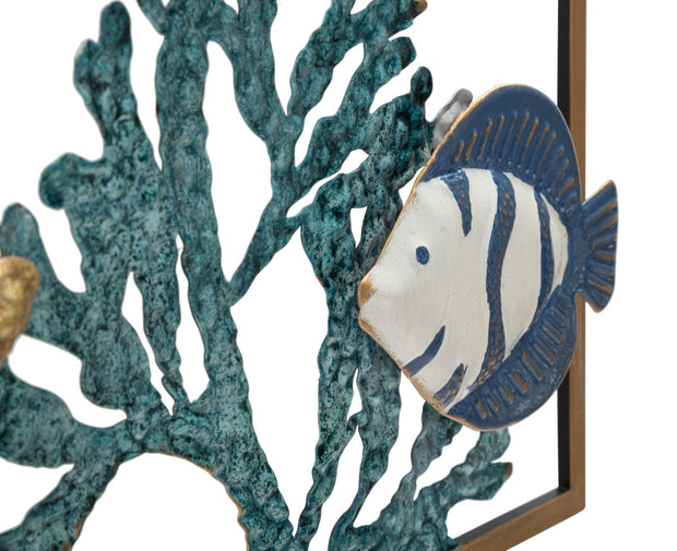 Pannello In Ferro Fish cm 50,2x3,8x50,2 (3)