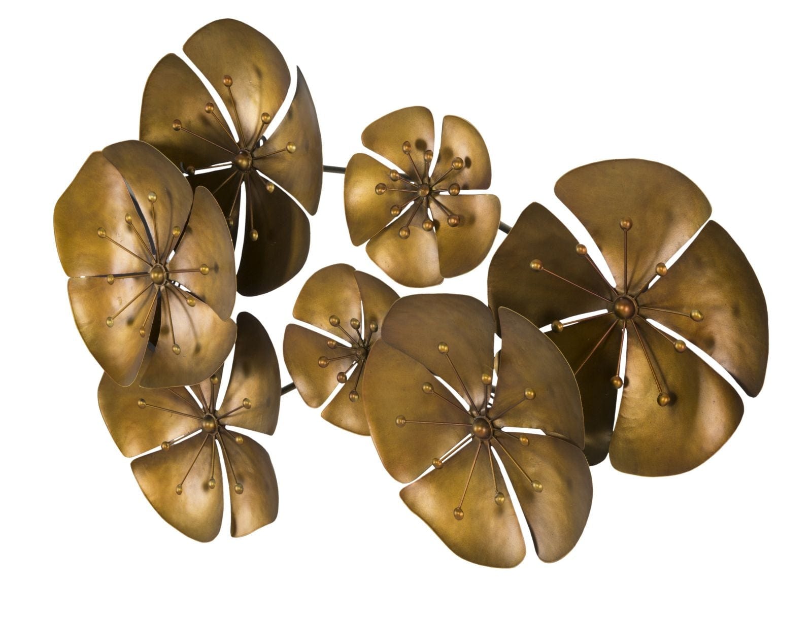 Pannello In Ferro Flowe Goldy -B- cm 80x6x57 (1)