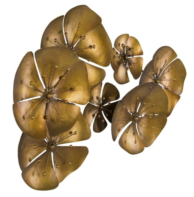 Pannello In Ferro Flowe Goldy -B- cm 80x6x57 (2)
