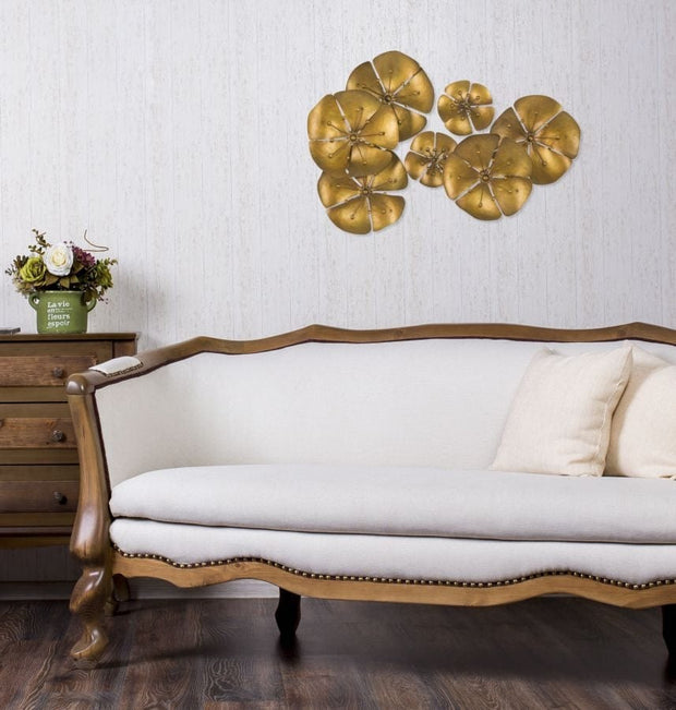 Pannello In Ferro Flowe Goldy -B- cm 80x6x57 (6)