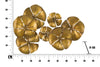 Pannello In Ferro Flowe Goldy -B- cm 80x6x57 (7)