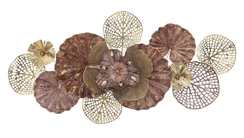Pannello In Ferro Flowery cm 118x10x58