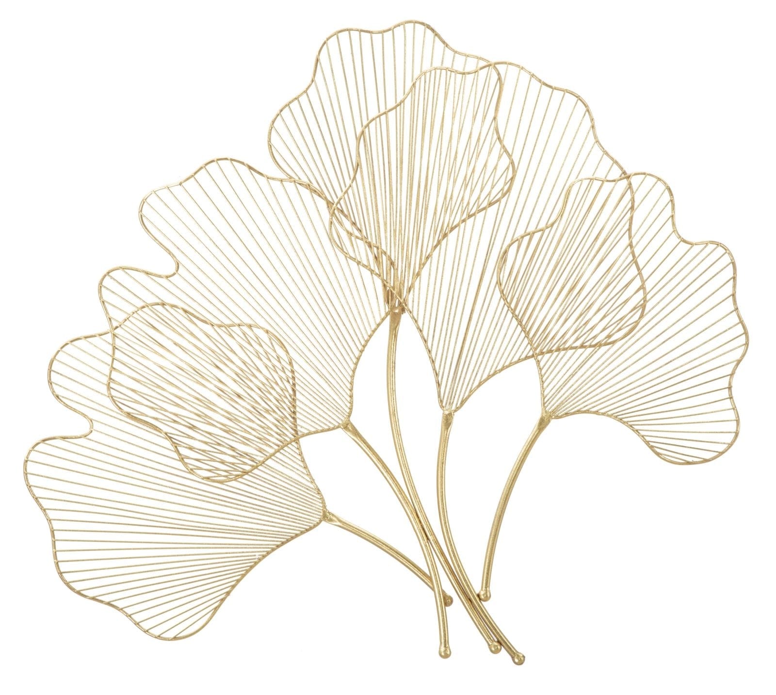 Pannello In Ferro Glam Leaf cm 69x5x62