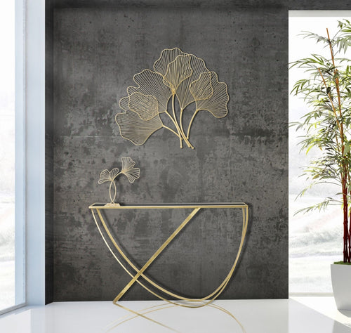 Pannello In Ferro Glam Leaf cm 69x5x62 (1)