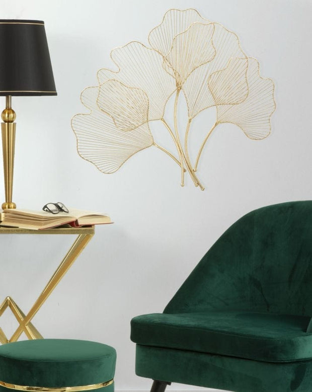 Pannello In Ferro Glam Leaf cm 69x5x62 (2)