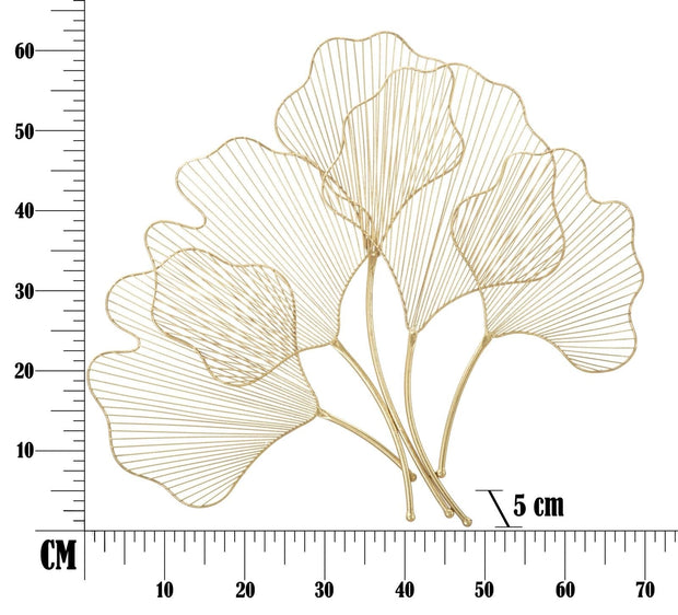 Pannello In Ferro Glam Leaf cm 69x5x62 (7)
