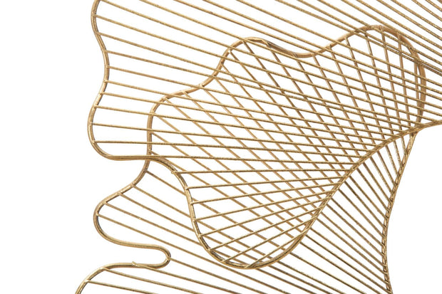 Pannello In Ferro Glam Leaf cm 79x5x68 (1)