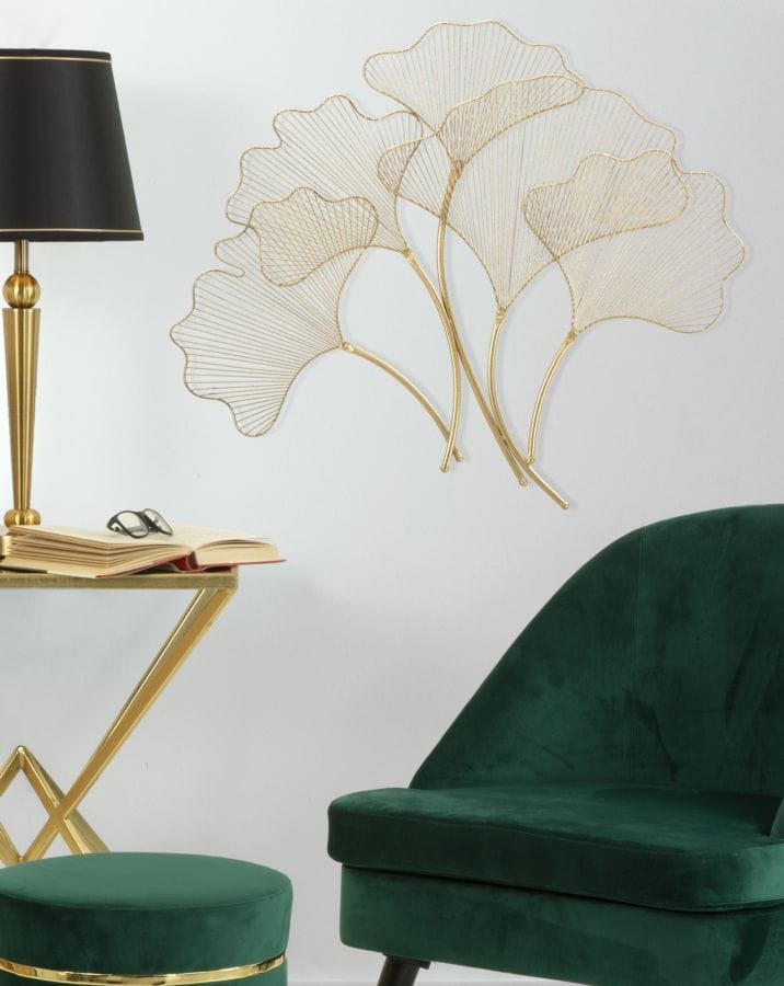 Pannello In Ferro Glam Leaf cm 79x5x68 (4)