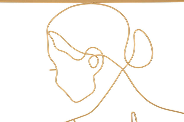 Pannello In Ferro Gold Woman cm 60x1x80 (1)