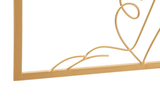 Pannello In Ferro Gold Woman cm 60x1x80 (2)