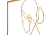 Pannello In Ferro Gold Woman cm 60x1x80 (3)