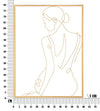 Pannello In Ferro Gold Woman cm 60x1x80 (5)