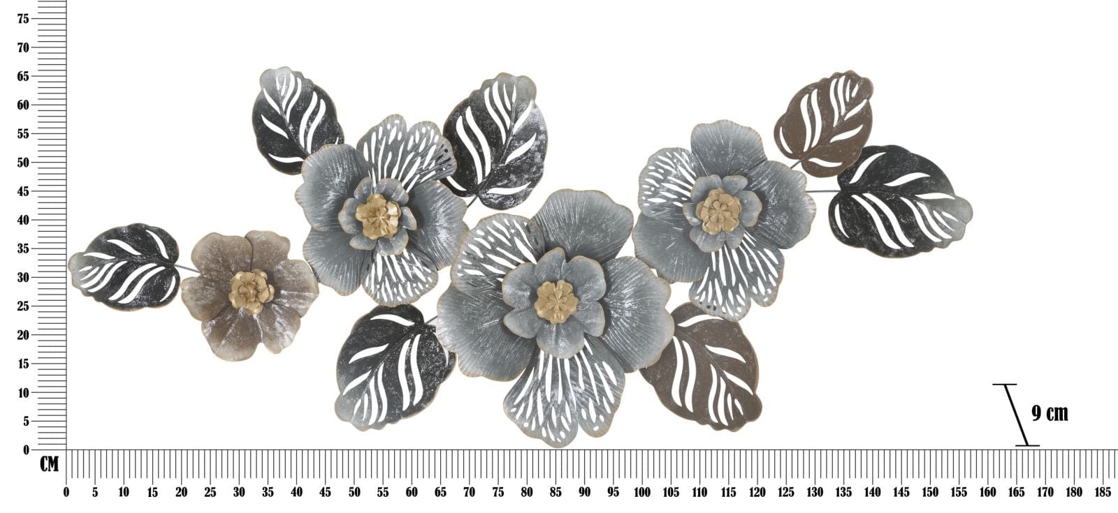 Pannello In Ferro Greys -A- cm 157,5x9x66,5 (5)