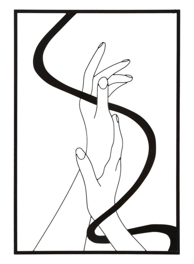 Pannello In Ferro Hands cm 60x1x90