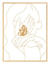 Pannello In Ferro Hands On Face cm 60x1x80