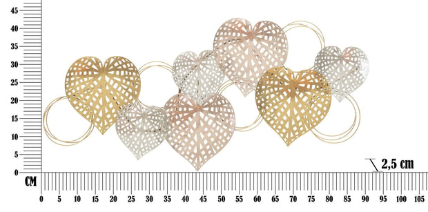 Pannello In Ferro Hearts cm 91x2,5x39,5 (5)