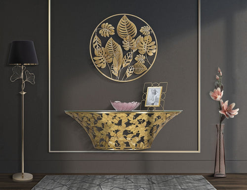 Pannello In Ferro Jungle Round cm Ø 80x6.5 (1)