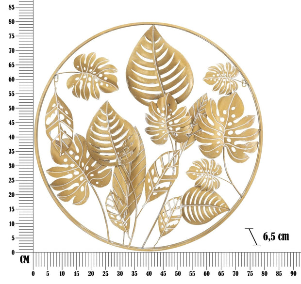 Pannello In Ferro Jungle Round cm Ø 80x6.5 (5)
