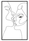 Pannello In Ferro Kiss cm 60x1x90