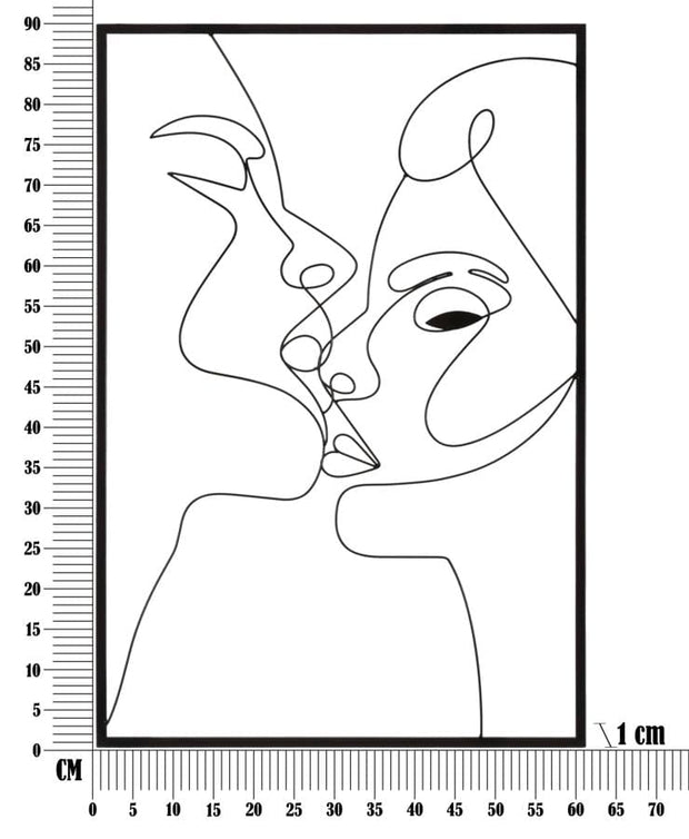 Pannello In Ferro Kiss cm 60x1x90 (5)