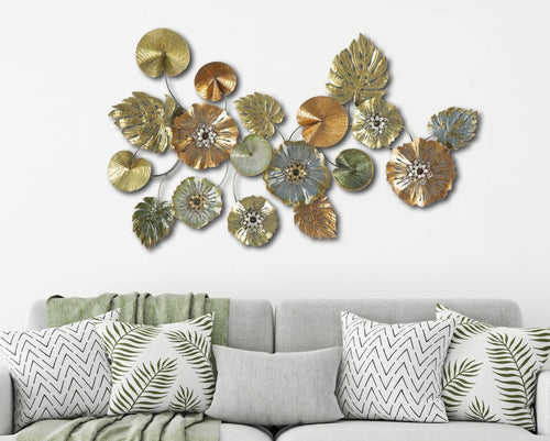 Pannello In Ferro Leaf cm 117x7x74