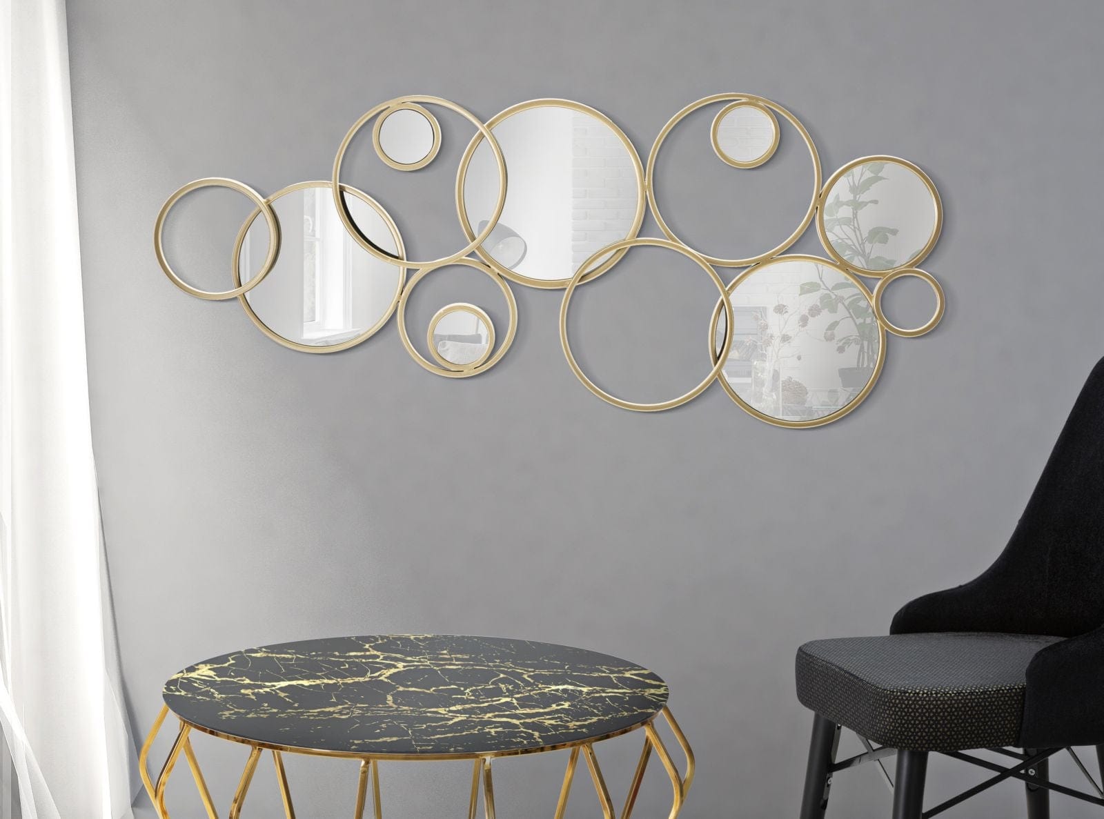 Pannello In Ferro Mix Mirror cm 123x4,5x51,5 (1)