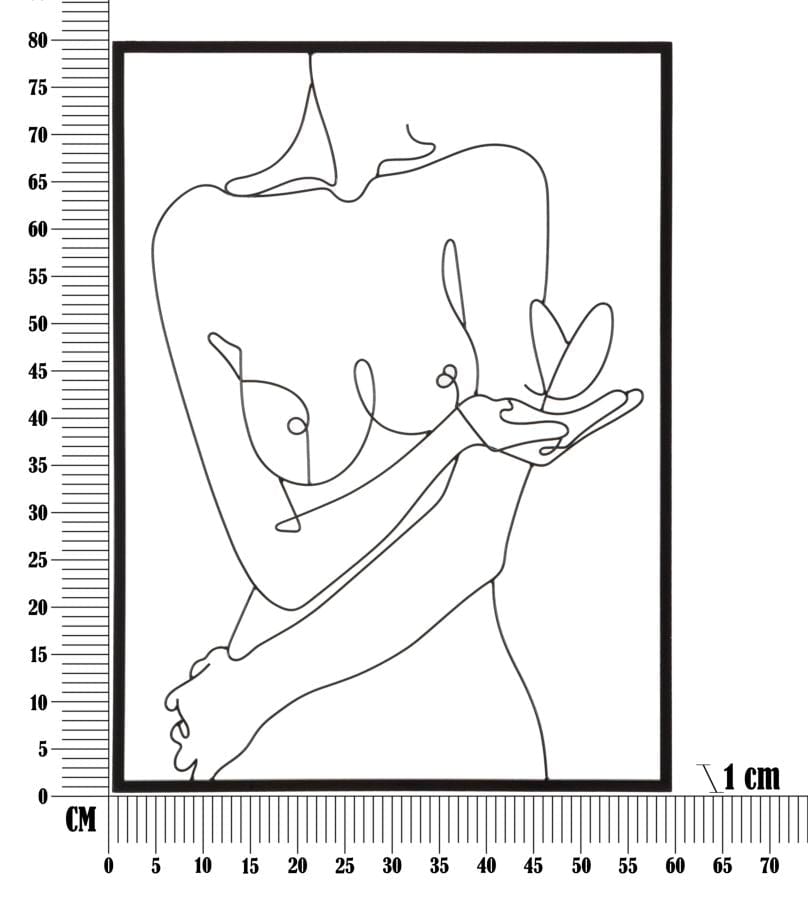 Pannello In Ferro Nudity cm 60x1x80 (5)