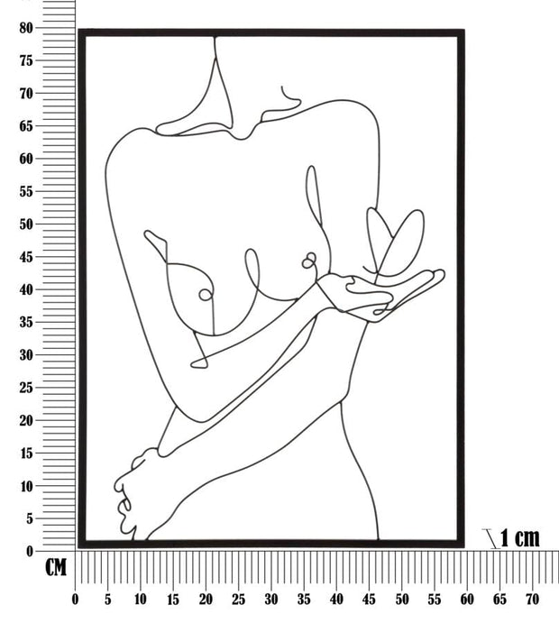 Pannello In Ferro Nudity cm 60x1x80 (5)