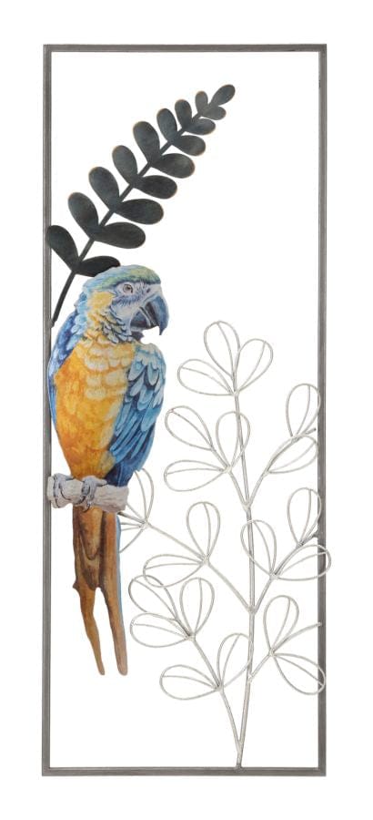 Pannello In Ferro Parrot cm 28,6x2,5x74,3