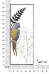 Pannello In Ferro Parrot cm 28,6x2,5x74,3 (5)